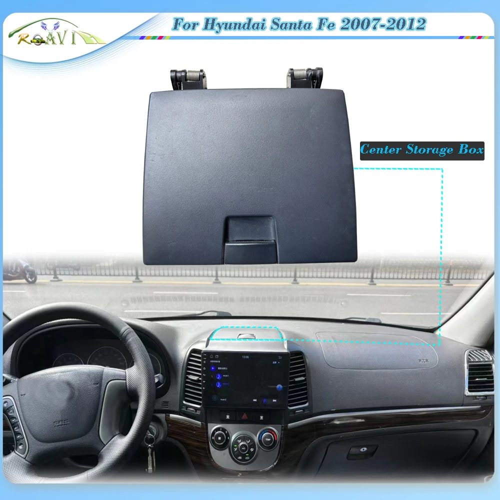 

Roavia For Hyundai Santa Fe 2007-2012 Dashboard Center Storage Box Dashboard Radio Cover Top Dash Storage Disassembled parts