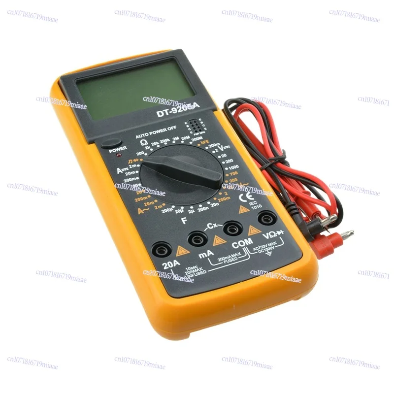 Fully Intelligent DT9205A Digital High-precision Anti-burn Pointer Universal Meter