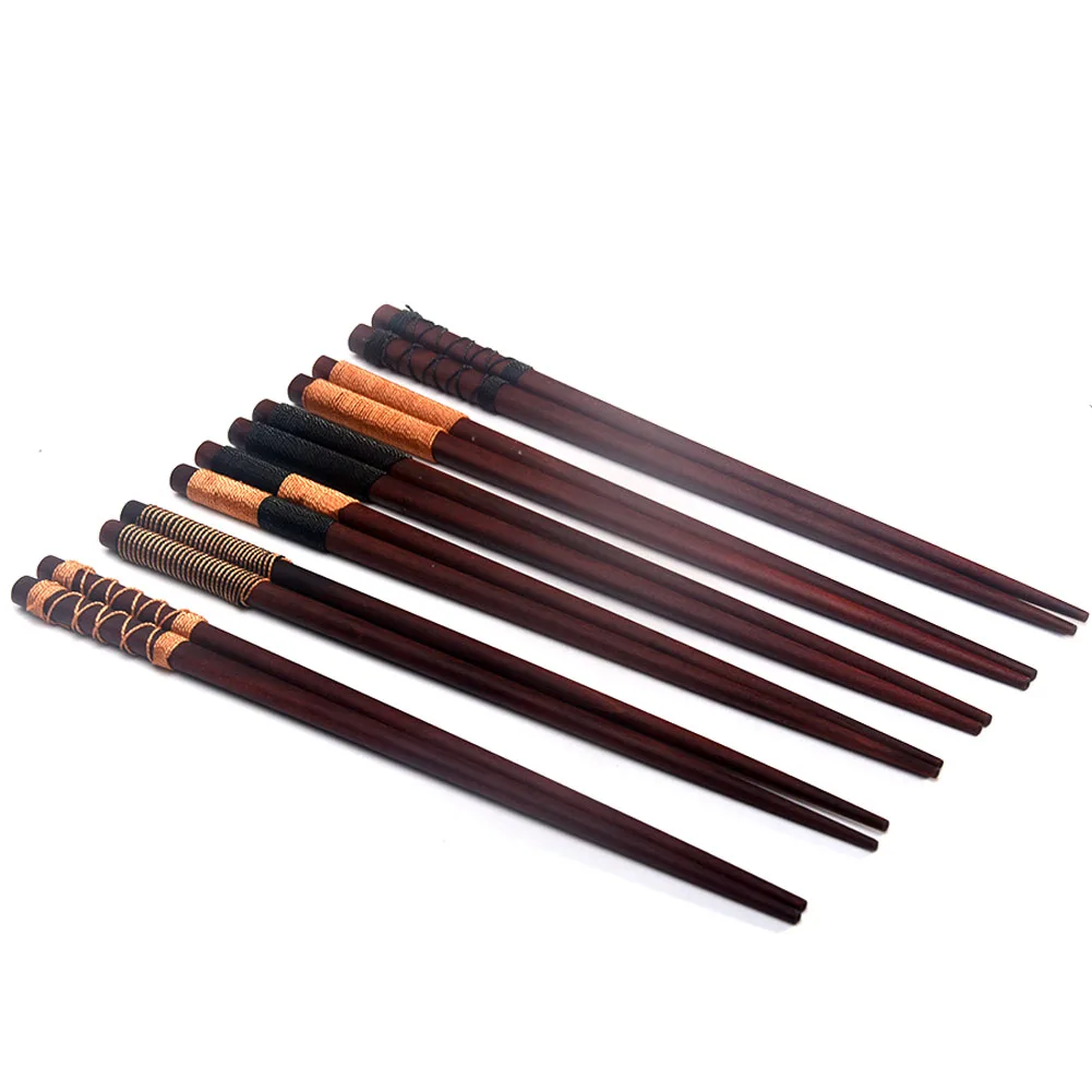 Durable Handmade Natural Chestnut Wood Chopsticks Wire Natural Wood Chopsticks