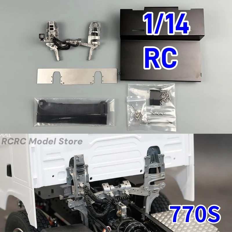 770S RC 1/14 Cab Suspension Shock Absorption SCALECLUB CTK-770S-2 For Tamiya 1/14 Rc Tractor Truck 770S Series Parts Accessories