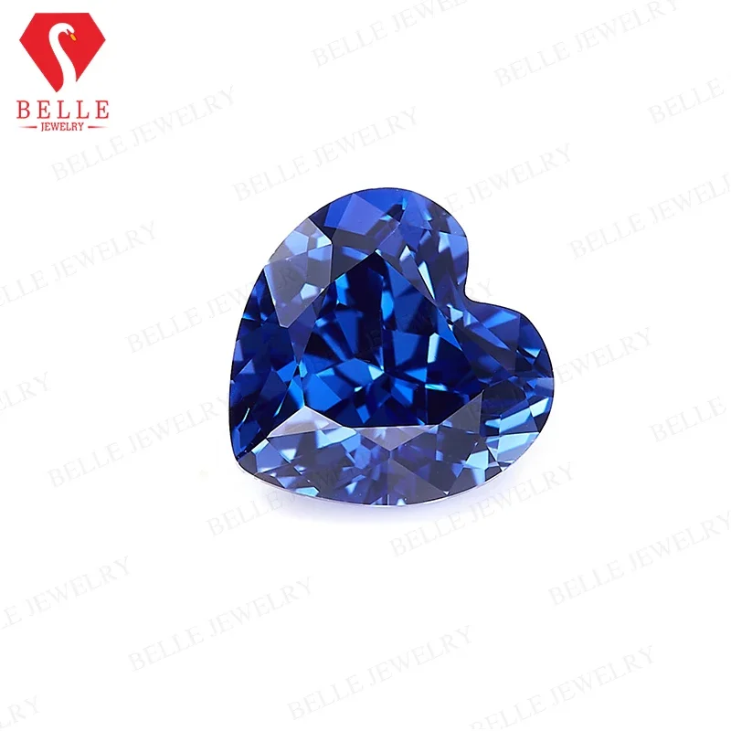 New Promotion Wholesale Brilliant Heart Cut Natural Lab Grown Sapphire VVS1 AGL Certificated Diamond Beads Jewelry Making Charms