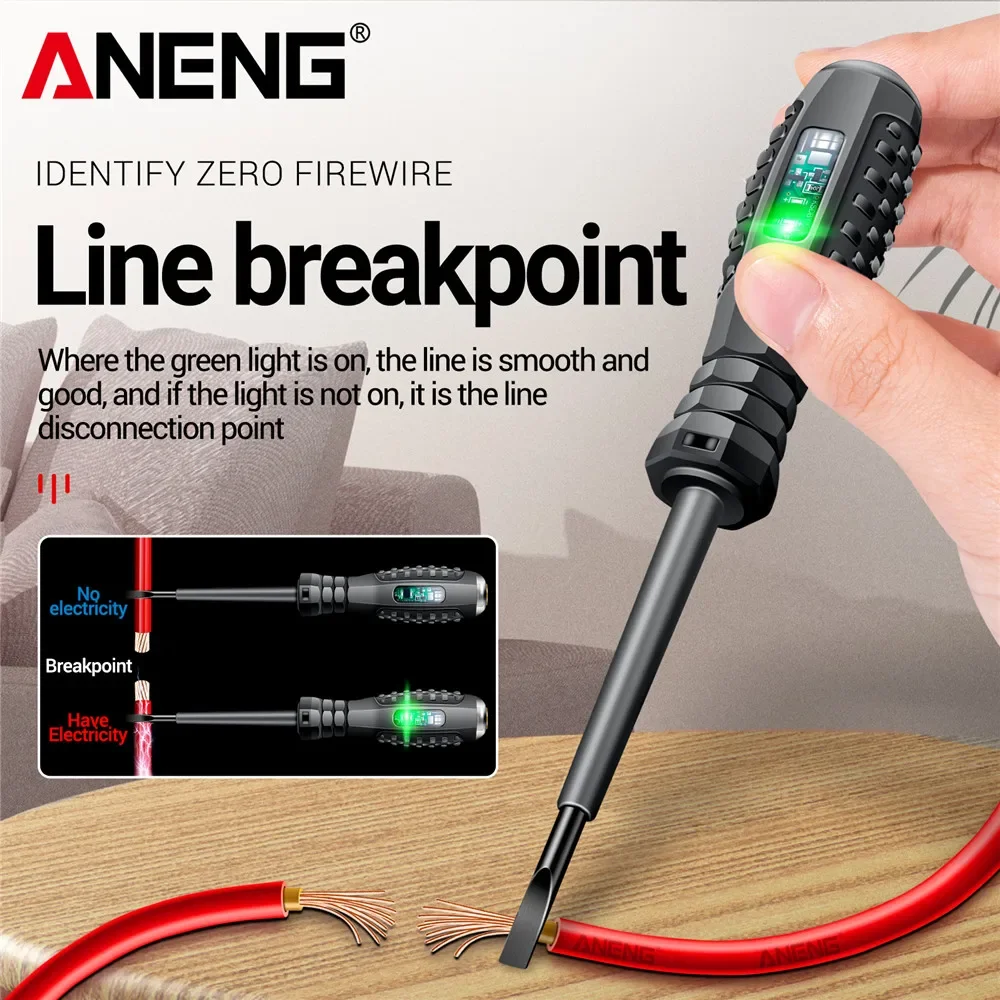 ANENG Digital Multimeter Pen Type kit AC/DC Voltage Induction Zero Fire Neon Bulb Indicator High Precision Electrician Tools