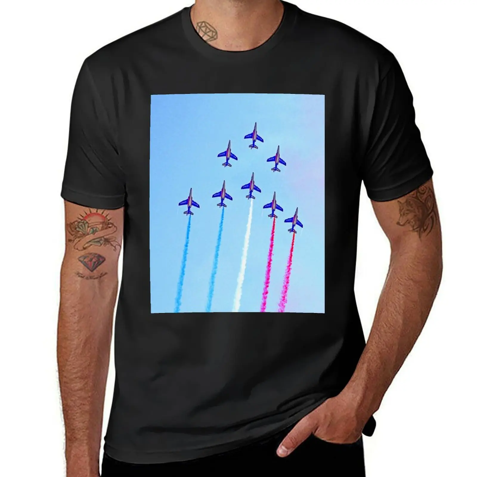 r3003 / Finition 2021 -la LégendairePatrouille de France 2021, le Vigeant 86fz 2000 (c)(h) Olavia-Olao Okaio Créations T-Shirt