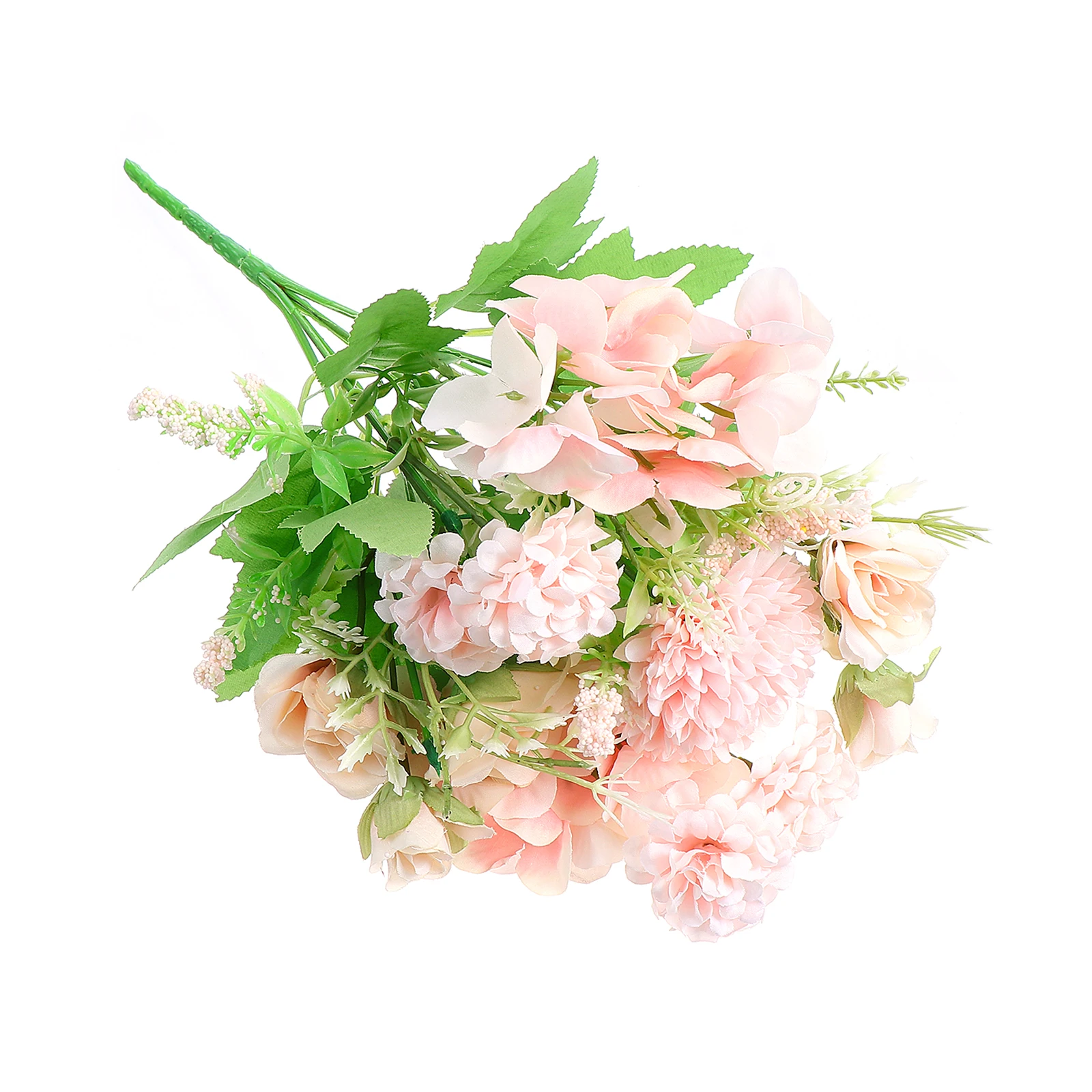 

1pc Simulation Flower Bouquet Pink Silk Cloth Decoration Wedding Photography Holiday Parties Home Decor