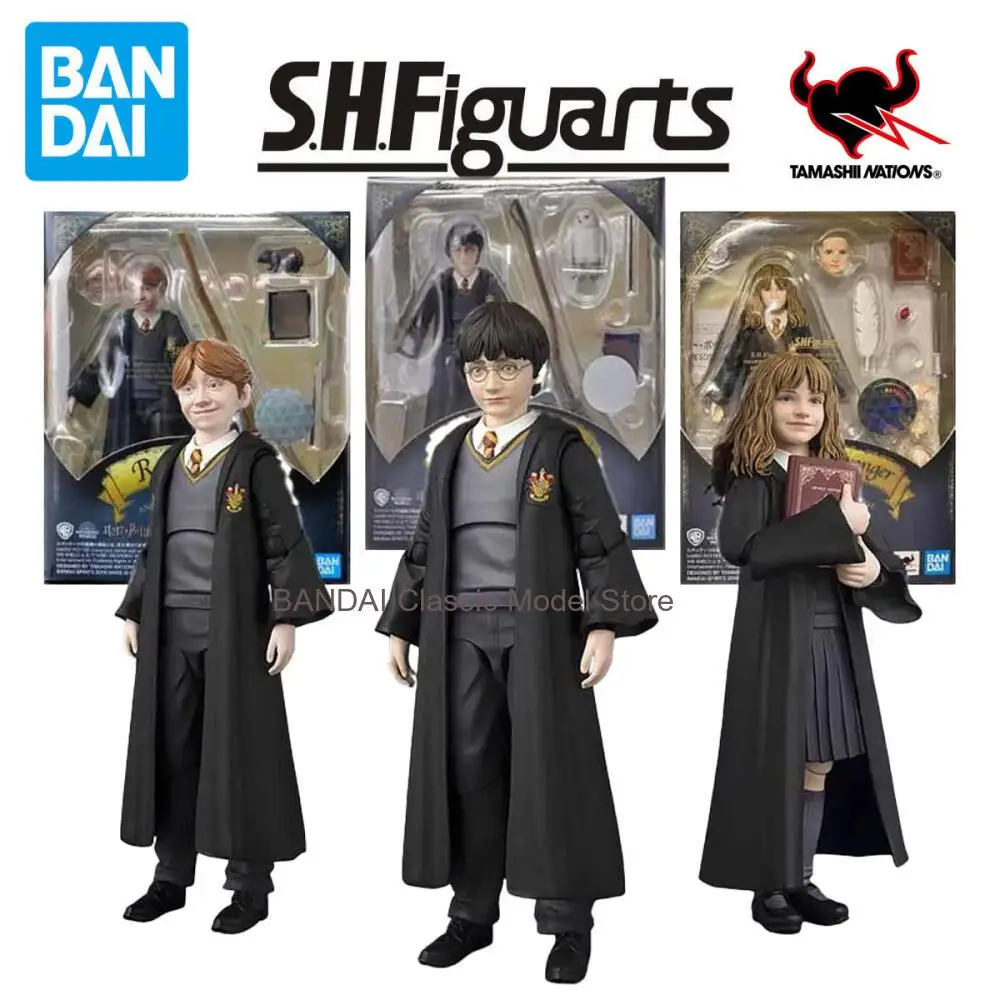 بانداي الأصلي أطقم منمذجة SHF هاري بوتر سيفيروس سناب عمل نموذج لجسم اللعب هدية لصبي تحصيل رغوة القطن التعبئة والتغليف