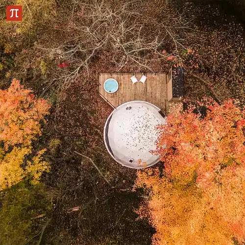Imagen 2 del producto Cúpula geodésica redonda para exteriores Glamping, cielo estrellado transparente, cúpula de hotel de lujo, resort de ocio, resort y resort
