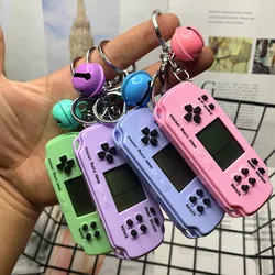 retro games keychain Console Built-in 26 Games Video Game Handheld Game Players Toys Christmas Kids Gifts with Keychain