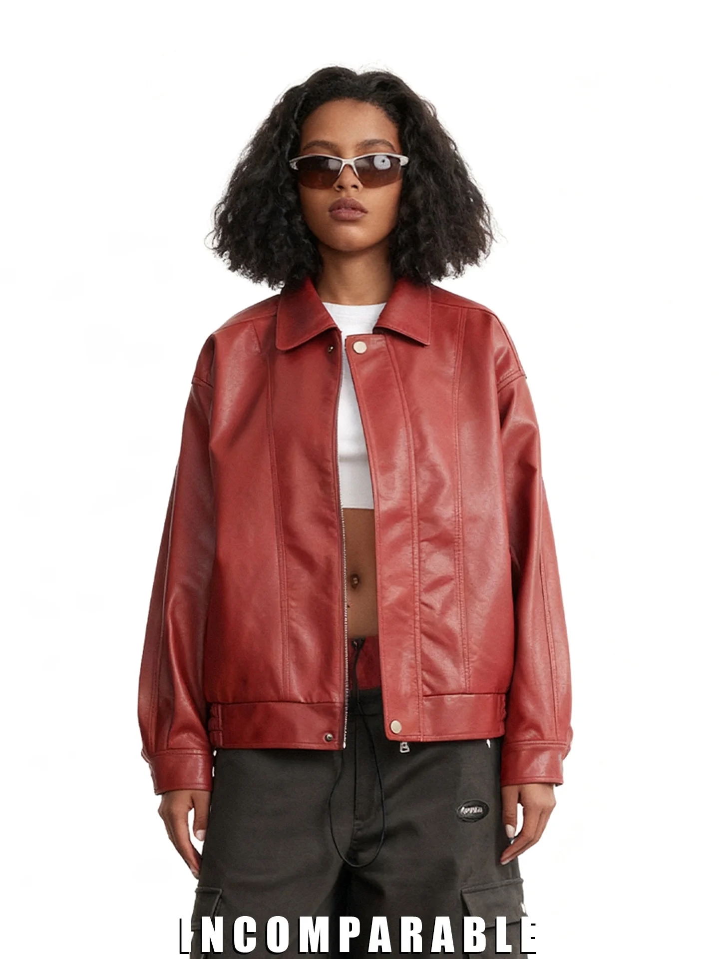 

Punk Sle Motorcycle Jaet из искусственной кожи ex Thiened, осенне-зимнее пальто для мужчин и женщин, брендовое Faionable Trendy