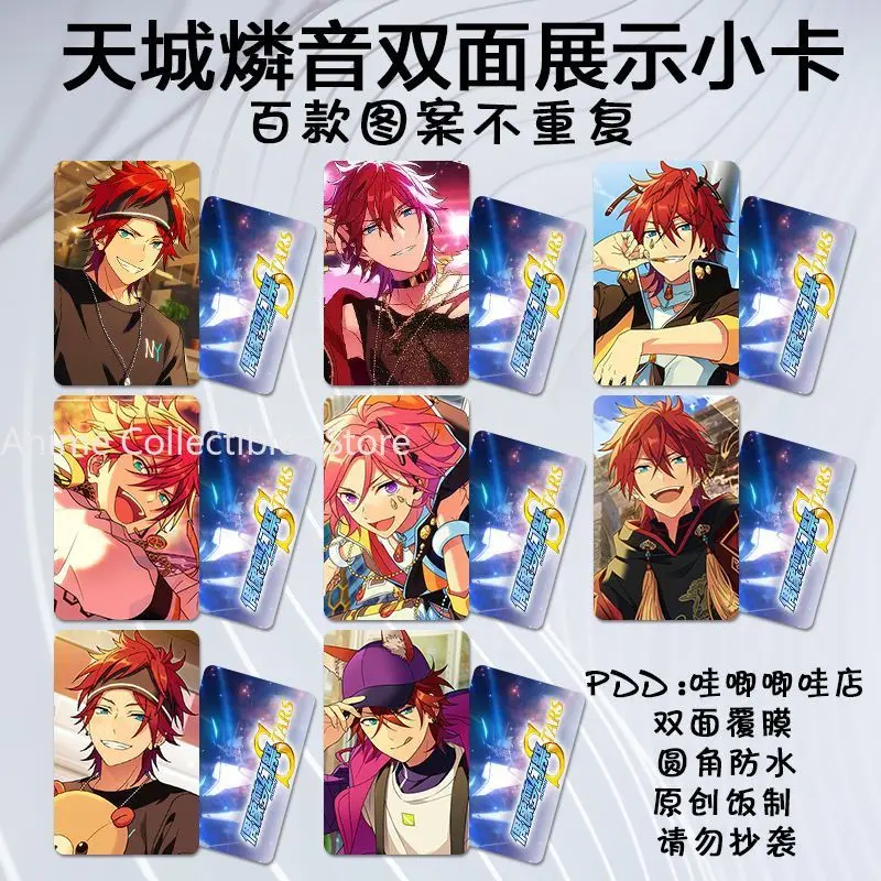 8-teiliges Ensemble Stars Amagi Rinne Anime Kleine Karten 3 Zoll Cartoon Fotokarten LOMO Karten Fotokarten Fans Sammlung Freunde Geschenk