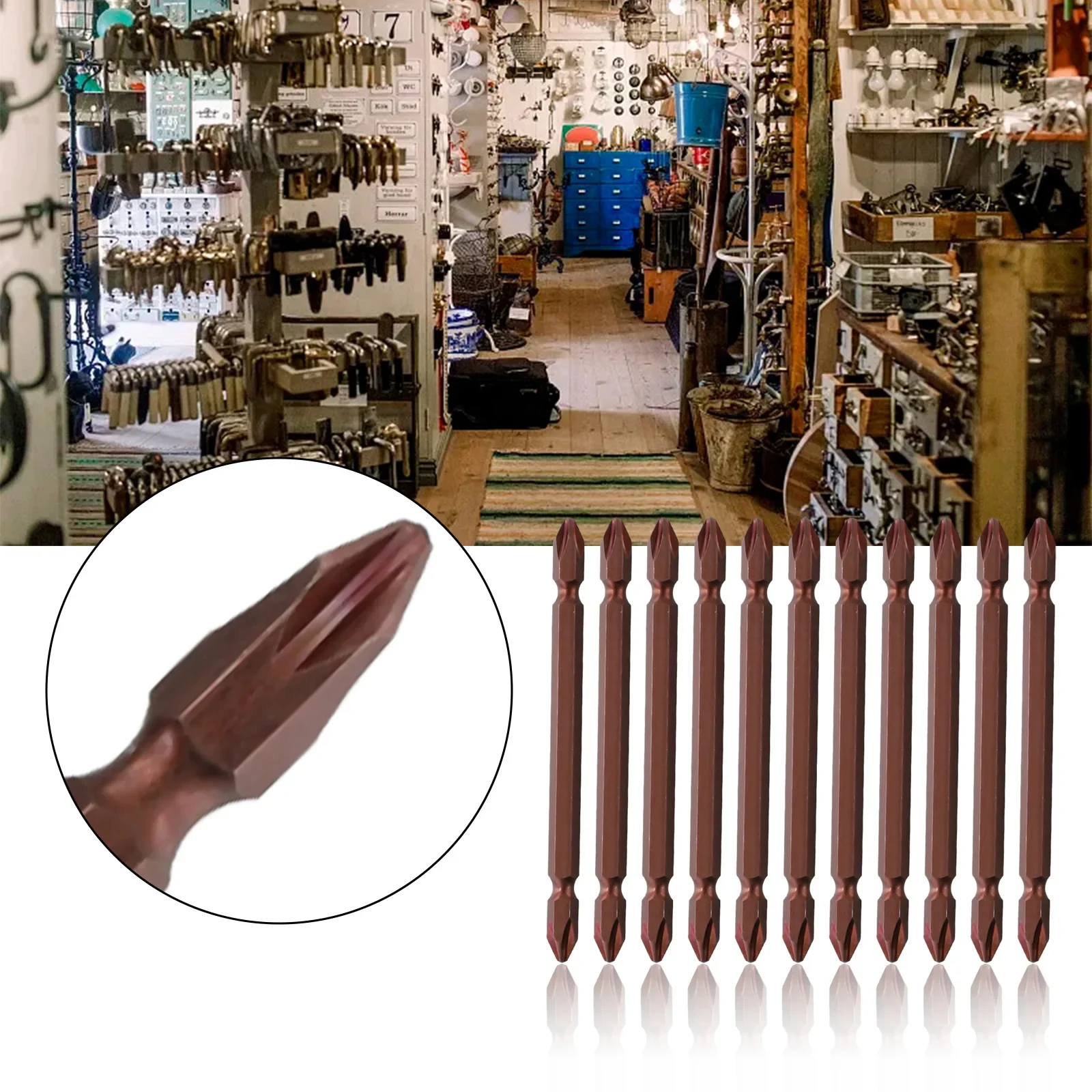 

Новинка, бит для отвертки, электрические пневматические насадки 100 мм, 10 шт., легированная сталь, медные цвета, основные электроприборы