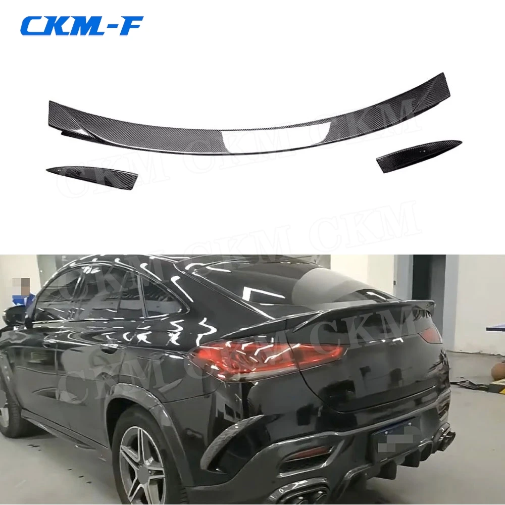 

Carbon Fiber Duckbill Rear Trunk Wing Spoiler for Benz GLE Class C167 GLE350 GLE53 GLE63 AMG Coupe 2020-2023 B Style FRP