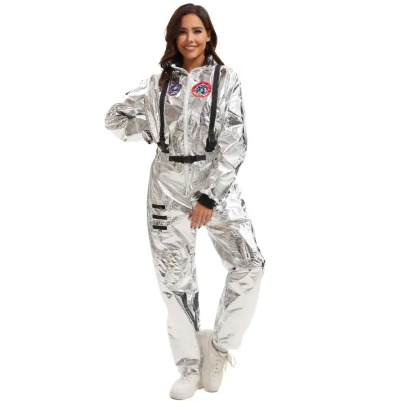 

Костюм для пар на Хэллоуин, космонавт-пилот, космический костюм, верхняя одежда для косплея, женская традиционная одежда, сценическое выступление