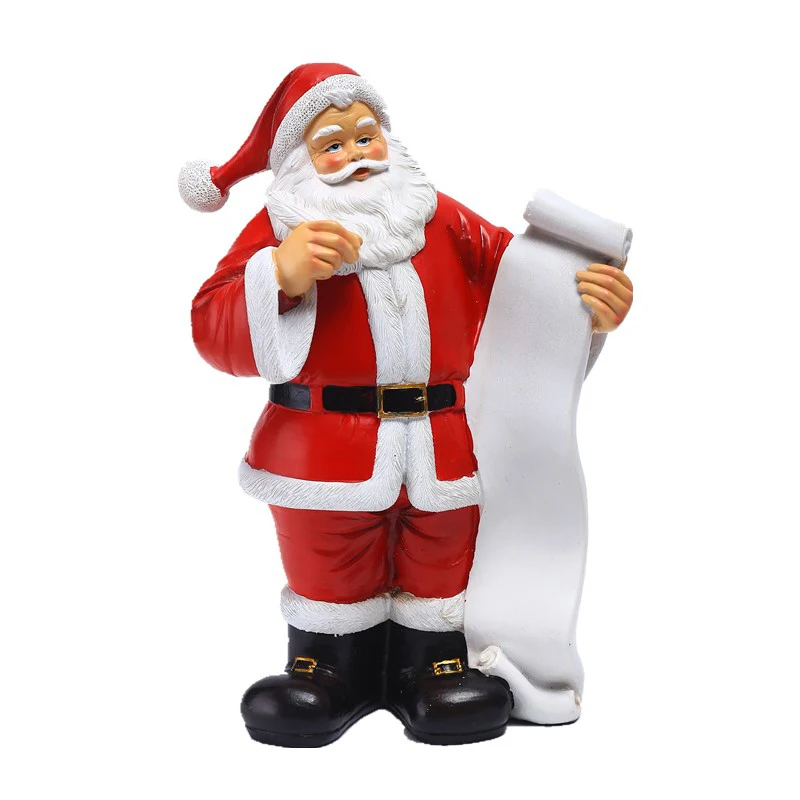 

Christmas Statues Decoration Sculptures Santa Claus Christmas Ornaments Living Room Decorative Figures Home Decor Drop Ship