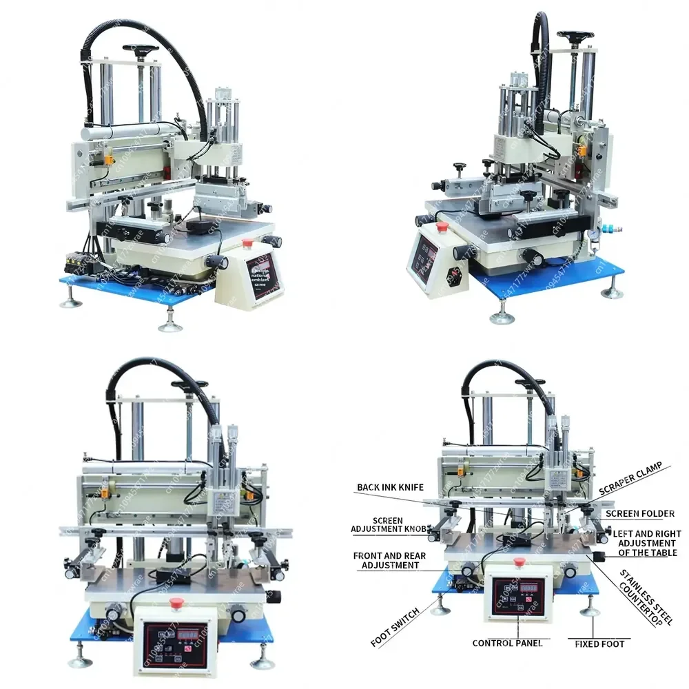 K3050 Semi-Automatic Screen Printing Machine Desktop Desktop Small Pneumatic Screen Printing Machine Solder Paste Vertical