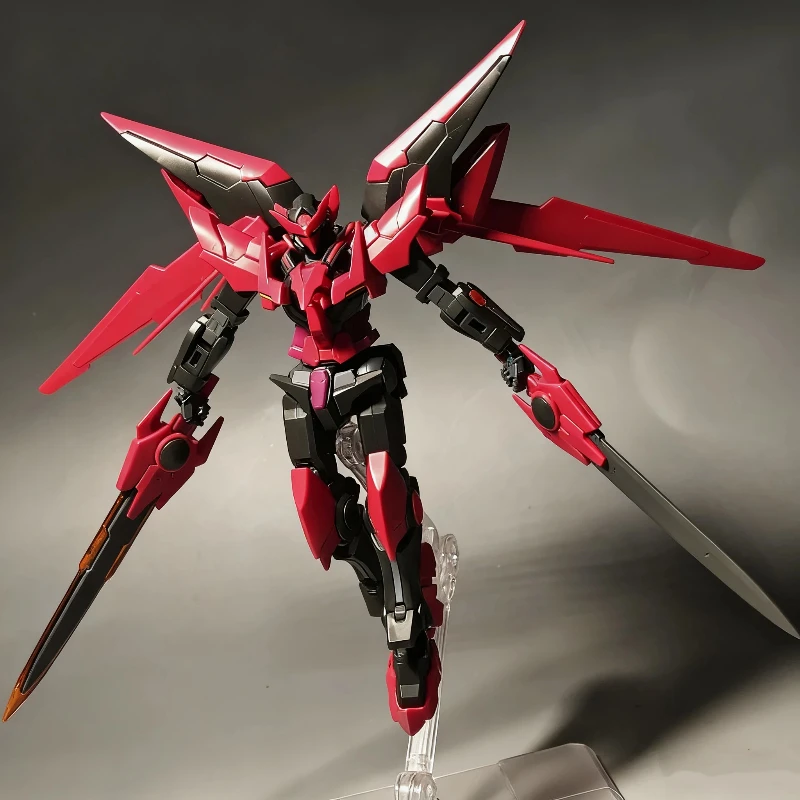 HG 1/144 Bf Exia Dark Matter Kit de figuras de acción modelo de ensamblaje muñeca juguete de Pvc Mecha estatuilla adorno coleccionable niño regalo sorpresa