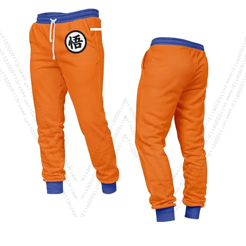 Candy 2025Goku Z Anime Trousers Men's Cosplay Costume Print Gym Suit Dragon Ball Casual Running Sports Workout Jogg