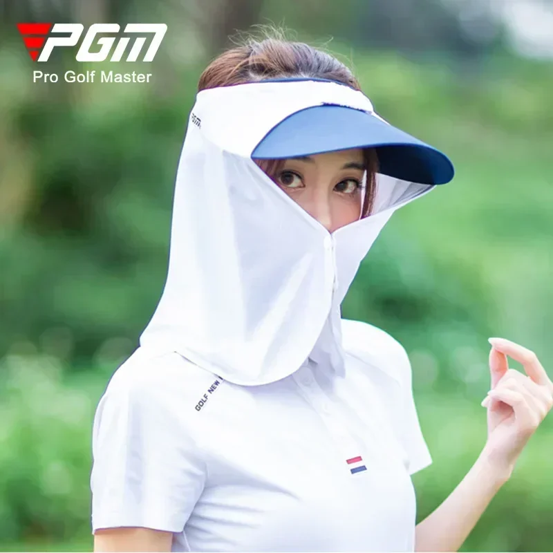 PGM Men Women Summer Sun Protection Golf Caps No Hat Viscose Fiber Scarf Sun Protection Headscarf Viscose Fiber Mask Without Hat