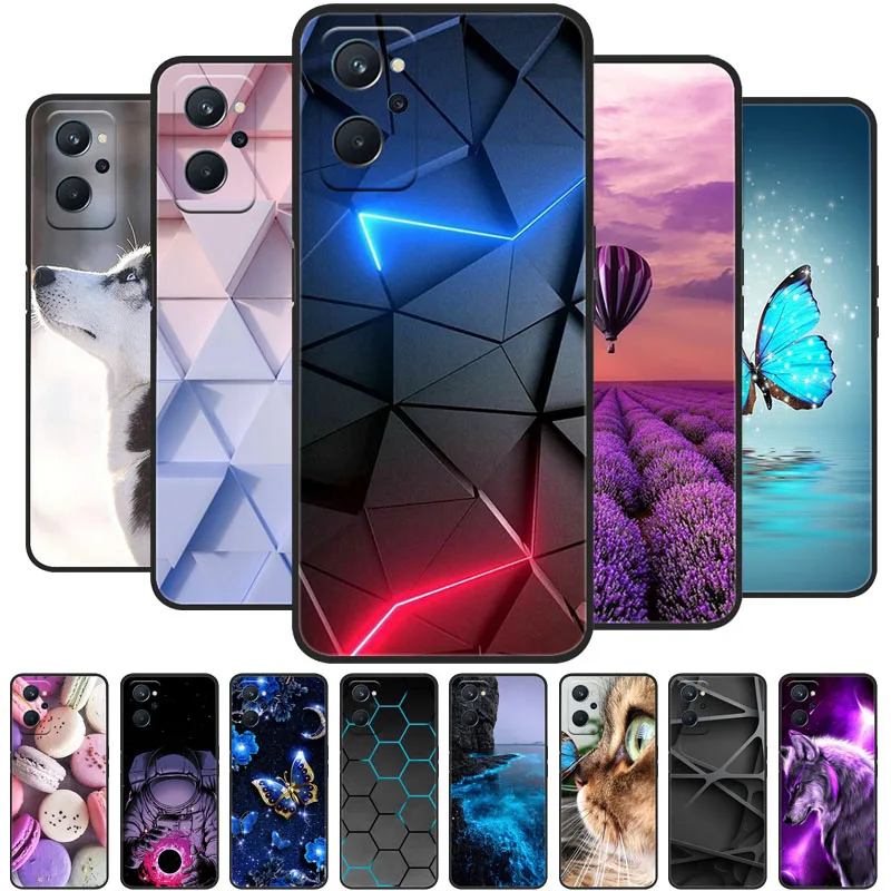 For Realme 9i Case Soft TPU Silicone Back Cover for Realme 9 Pro Plus Phone Cases Realme9 Pro Plus 9i Protective Fashion Coque