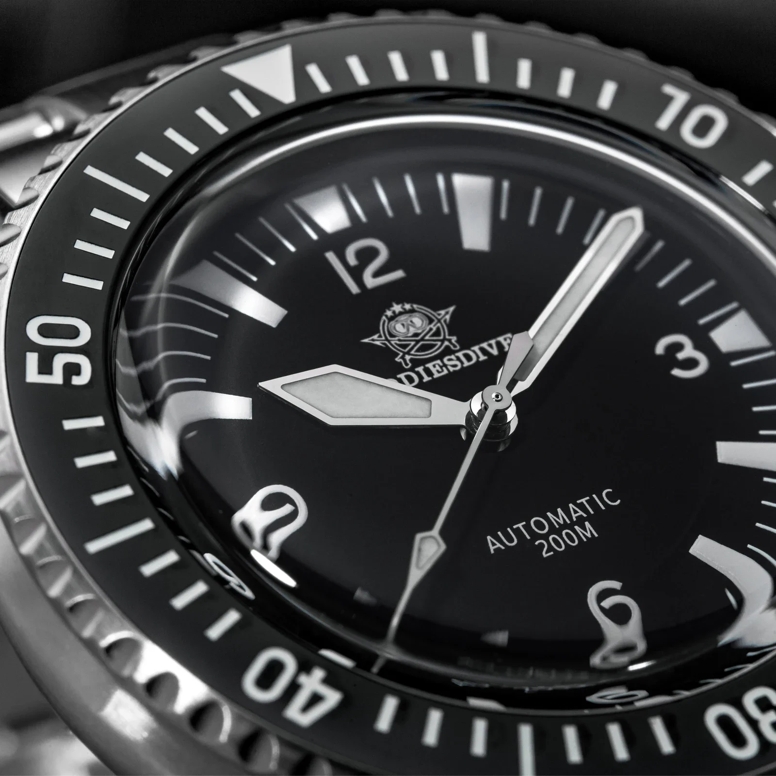 ADDIESDIVE Business Watch For Men Sapphire NH35 Automatic Ceramic Bezel Stainless Steel 200m Waterproof Diving Wristwatch AD2056