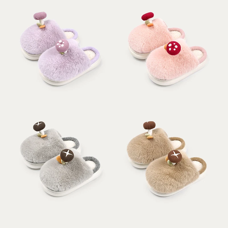 

Cheerful Mario Winter children 's cotton slippers Cartoon home baby indoor slippers