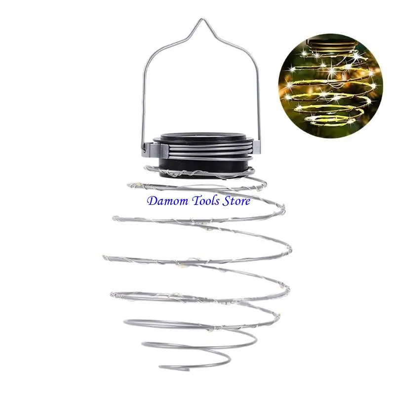 

57BE Solar Iron Art Led Lanterns Waterproof Outdoor Decorative Light Hanging Lantern Solar Powered Pathway Lights