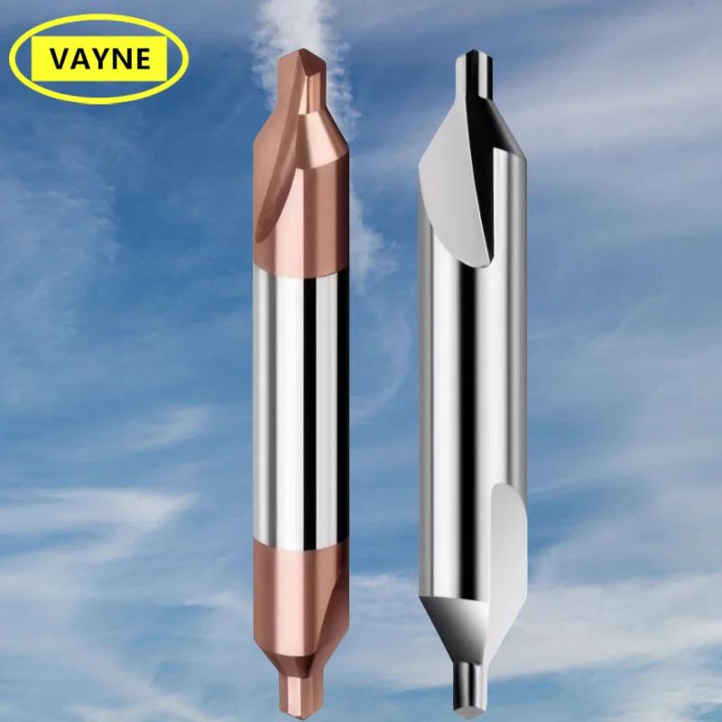 Center Drill Bit HSS Chamfer Lath Bit A 60 ° Form Diameter 1 1.5 1.6 2 3.15 4 5 6 8 for Metal Aluminum 1PCS
