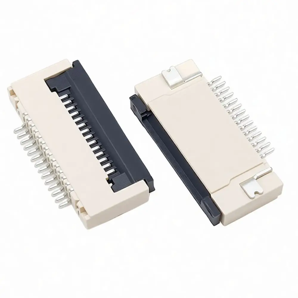 FPC Connector Socket Flexible Ribbon Cable 0 5mm 1 0mm Pitch Flip Top Down Locking Terminal Industrial Electronic Hardware