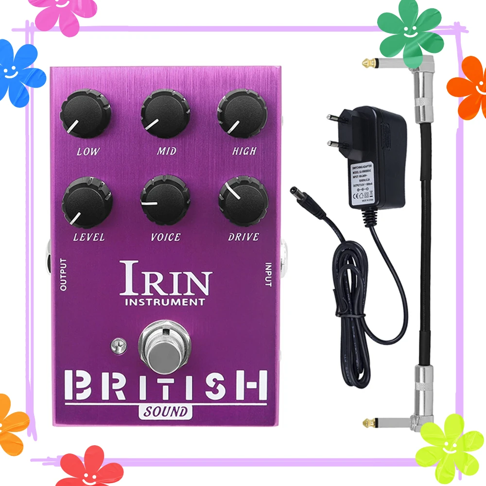 IRIN AN-31 Guitar Effect Pedal British Sound Overdrive Marshall Amplifier Simulator Effect Pedal Electric Guitar Accessories