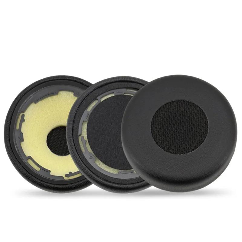 Coussinets d'oreille pour casques Jabra Evolve 75/75+/75UC/75MS, coussinets de remplacement en mousse à mémoire de forme haute densité