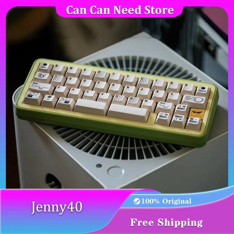 

Jenny40 Customized 3D Printing Keyboard Barebone Kit Tri-Mode 40% Layout Support BT 2.4G Wireless Customized Mechanical Keyboard