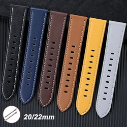 22mm 20mm Strap for Samsung Galaxy Watch 6 Classic Galaxy Watch 5 4 3 PU Leather Band for Huawei Watch Bracelet Quick Release