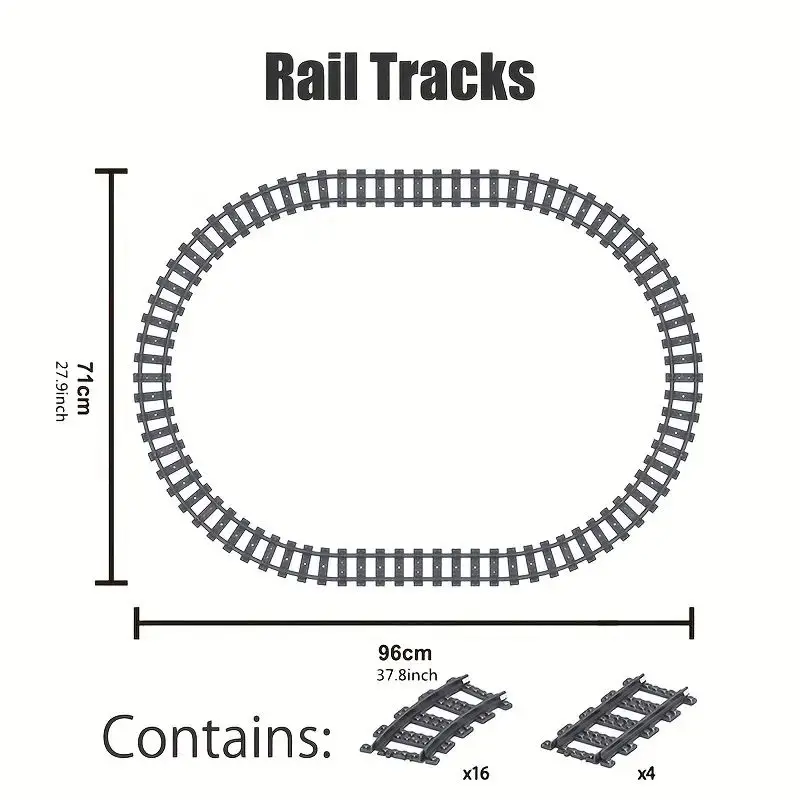 Rail transit series high-speed train steam train building blocks toy small particle model