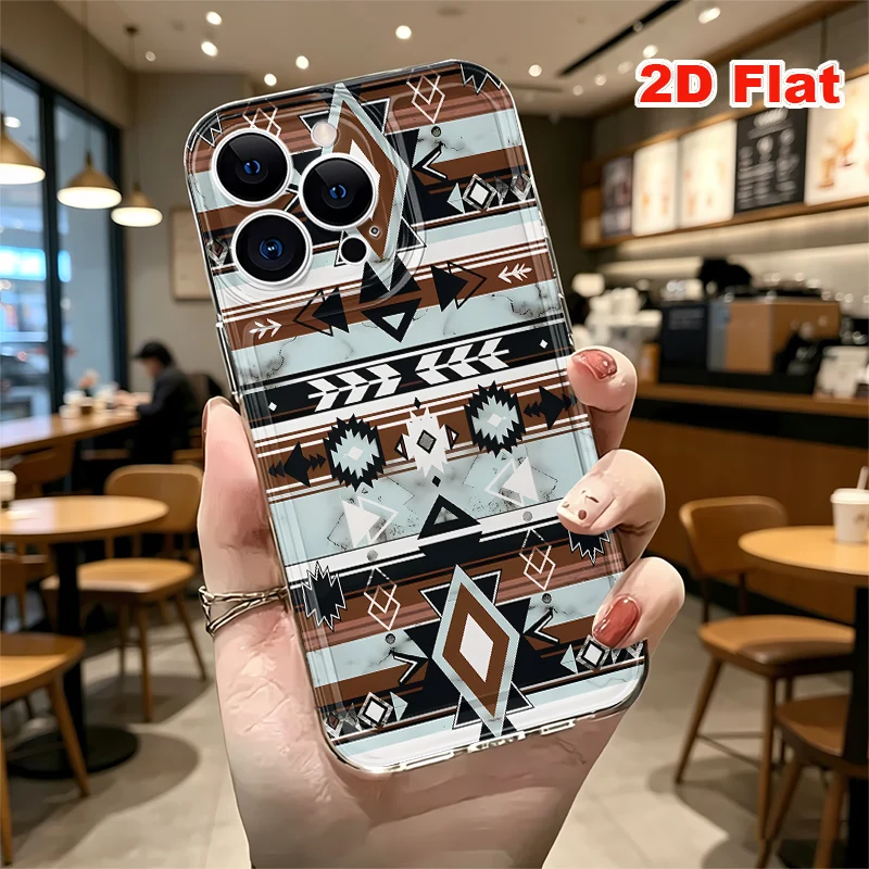 2D Flat Soft Silicone Phone Case For iPhone 17 Pro Max 16 18 Pro 13 11 15 14 Plus 12 17 16E 17Promax Shockproof Transparent Funda Cover