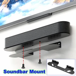 Universal Speaker Bracket Sound Bar Wall Mount Brackets Space Saving Hold up to 30 lbs Fits Most Soundbar Wall Mount Shelf