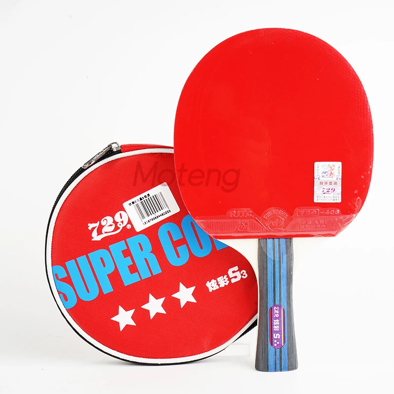 

729 Friendship Super Color Table Tennis Racket 3 Star Professional Original Ping Pong Racket bat paddle Set with Bag