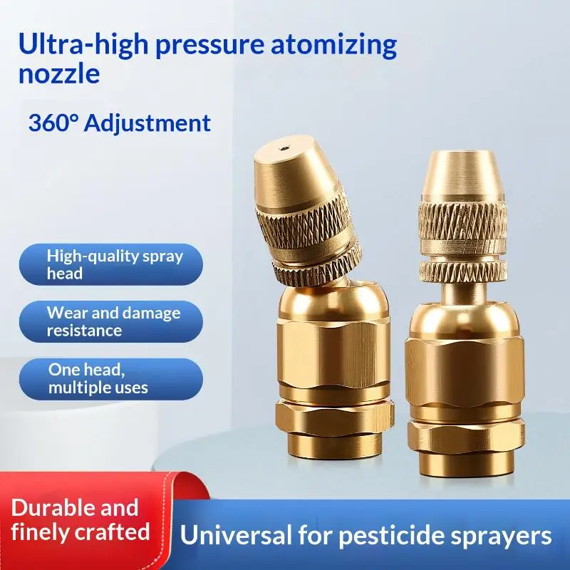 Lightweight Brass Lawn Misting Sprayer High Pressure For Versatile Home and Garden