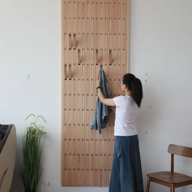 

Multilayer Creativity Wall Clothes Hanger Wood Wall Coat Racks Hooks Living Room Wall Clothes Hanger Closet Home Furniture