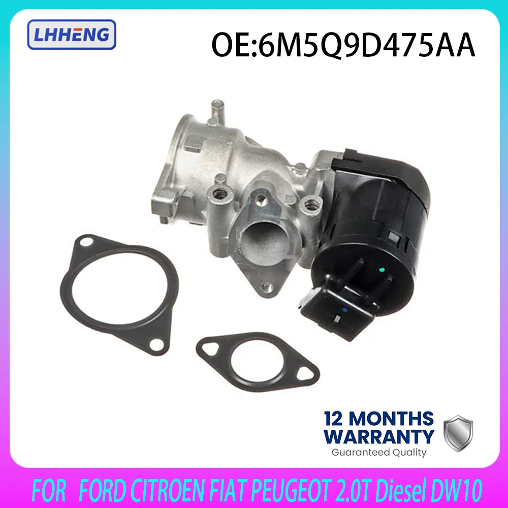 

EGR VALVE 6M5Q9D475AA FOR FORD CITROEN FIAT PEUGEOT RHR RHF RHJ RHE DW10BTED4 2.0L 71793404 9656612380 9681825280 2008-2012