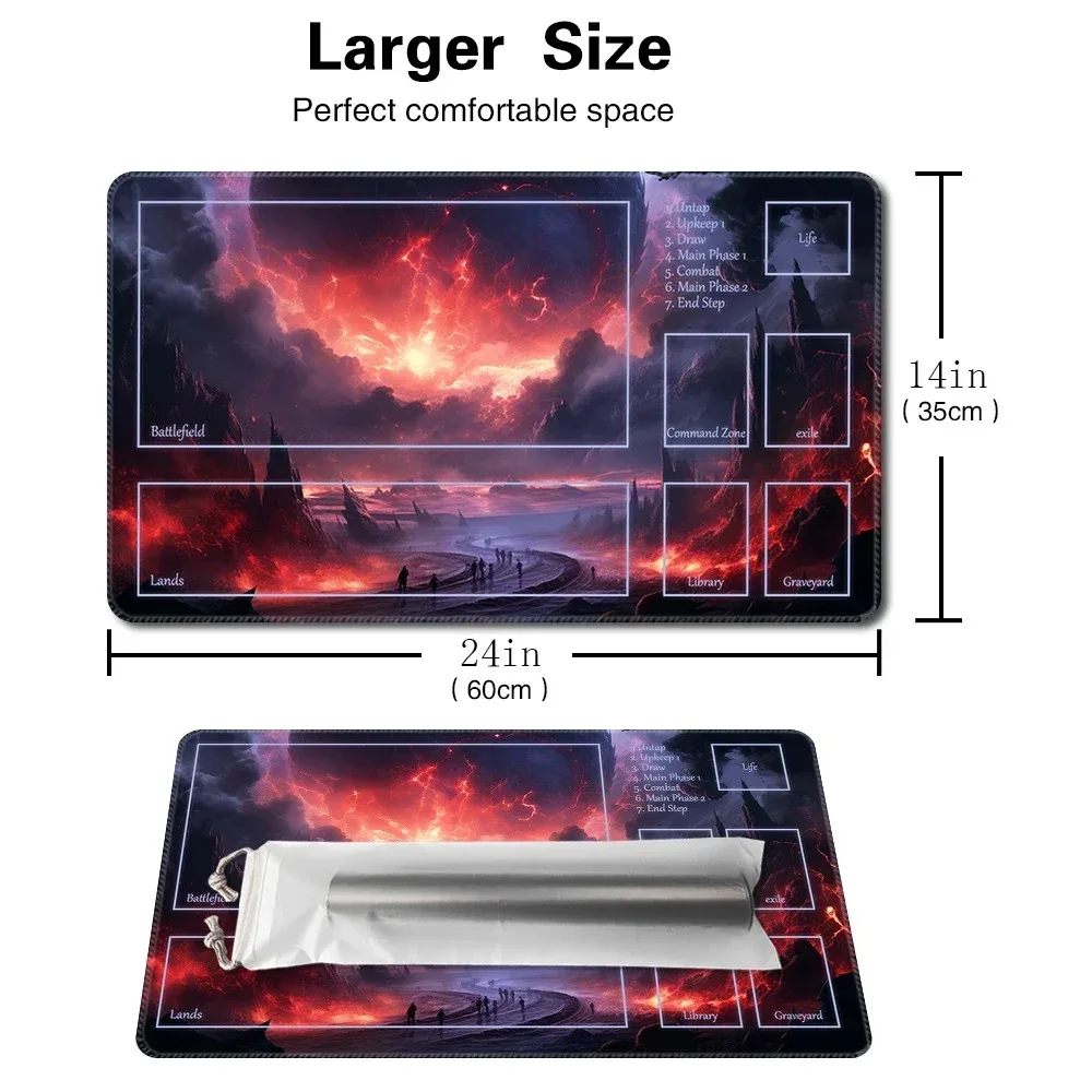 Magical Horizon - Board Board Game TCG Playmat Table Mat Game Ukuran 60x35 cm Mousepad