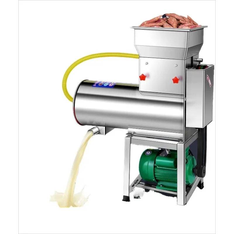 

Electric Potato Grinder Machine Small Cassava Mincer Pulp Juice Separator for Sweet Potato Flour Processing Equipment