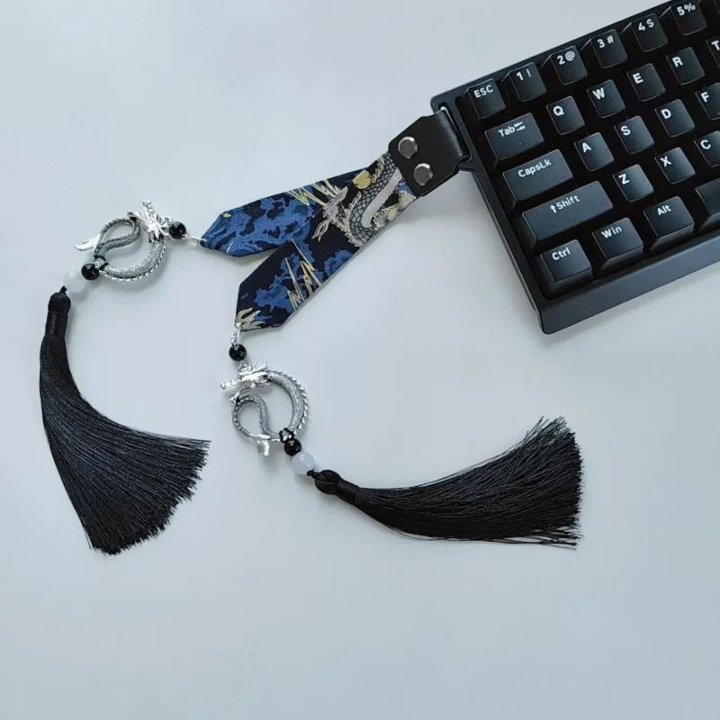 

Серия Fringe, тематическая лента для клавиатуры, механический ремешок для клавиатуры, индивидуальное ретро-украшение для клавиатуры с двойным потоком для начинающих подарков