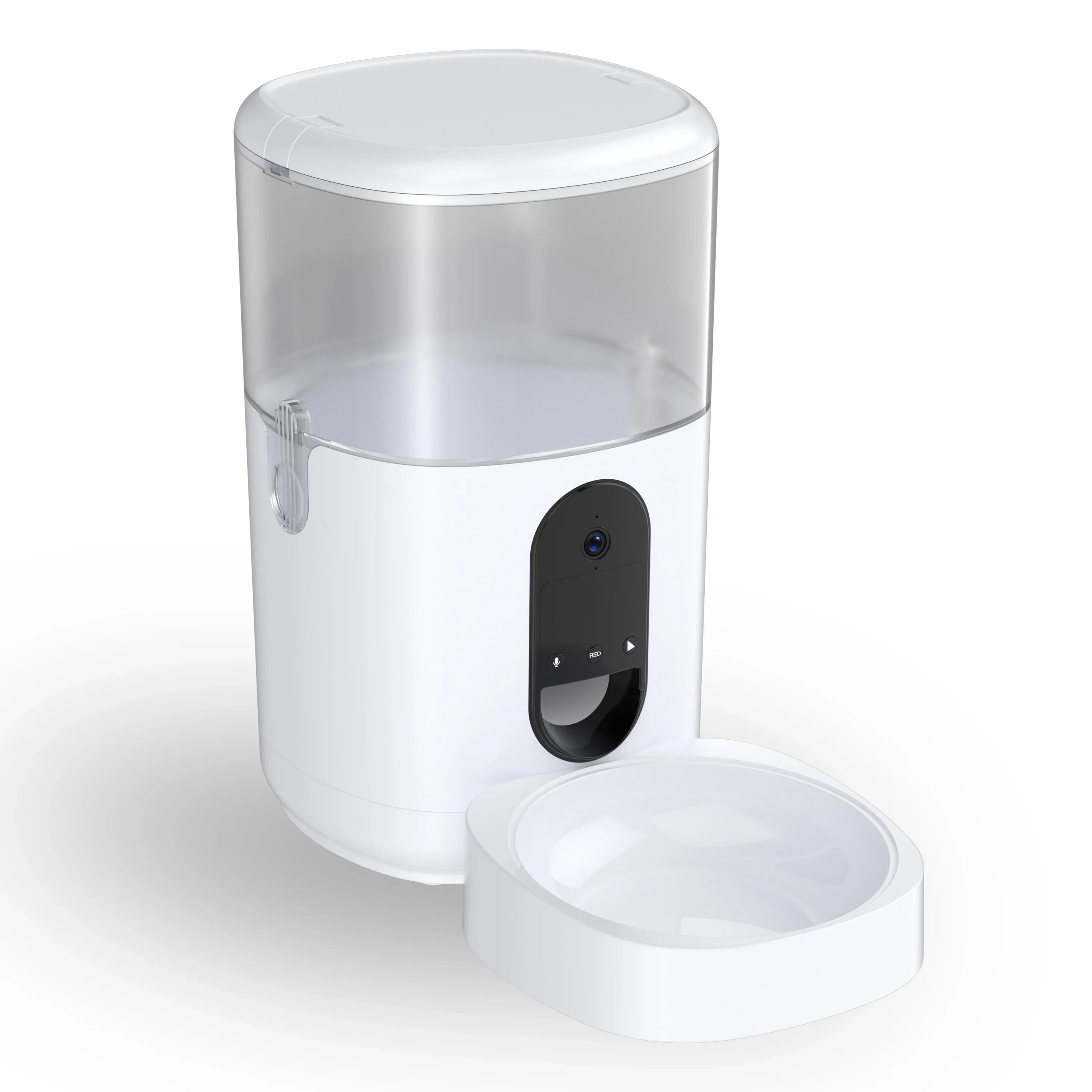 4l Time Set Pet Feeder Automatic   Food Dispenser With Stainless Steel  Bowl For Dogs Cats