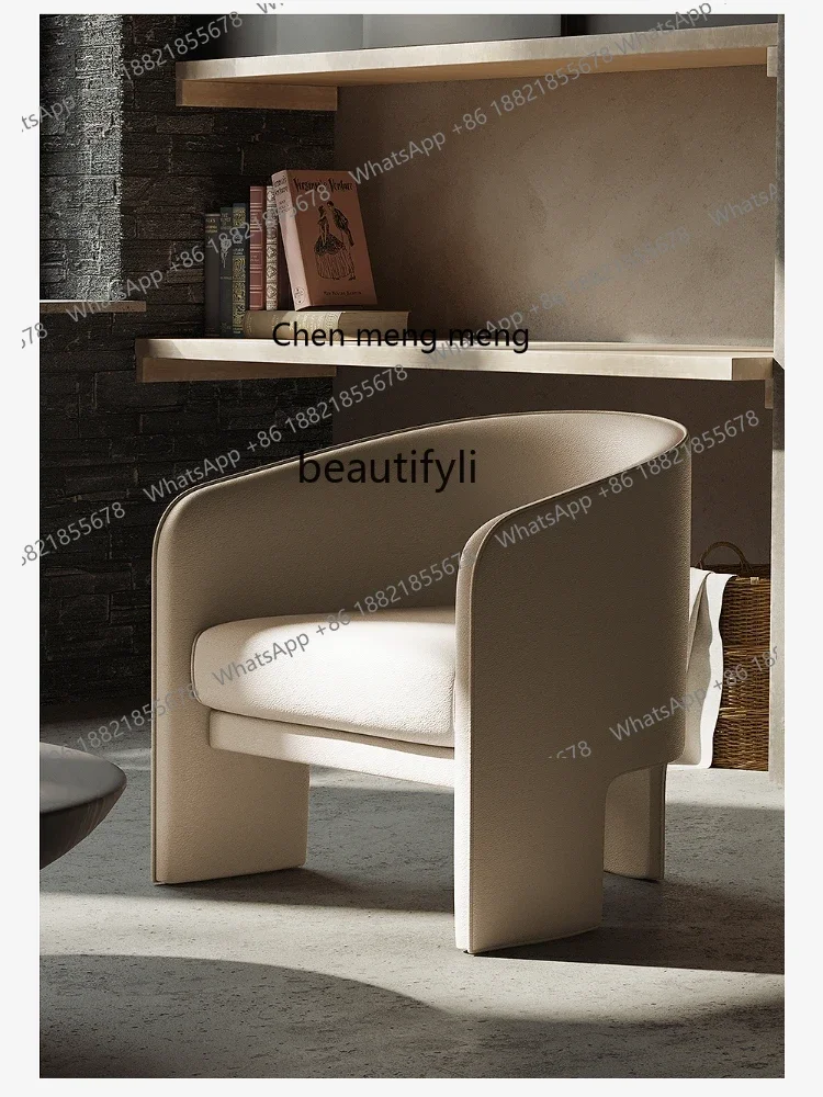 

B7304 ss Single-Seat Sofa Chair Light Luxury Balcony Art Leisure Chair Living Room High-End Chair