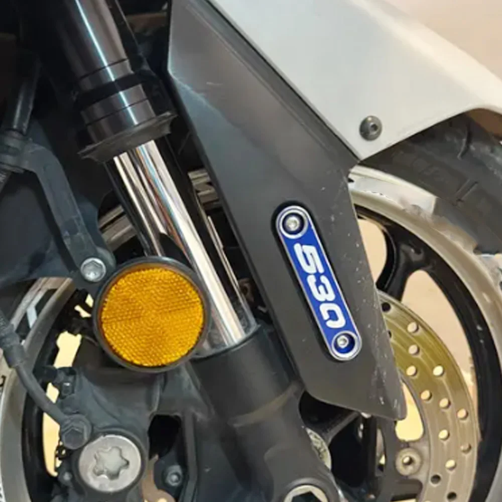 2025 دراجة نارية الملحقات T MAX 530 tmax530 المحور الأمامي لوحة النحاس غطاء الزخرفية لياماها T-MAX TMAX 530 SX/DX 2015-2024