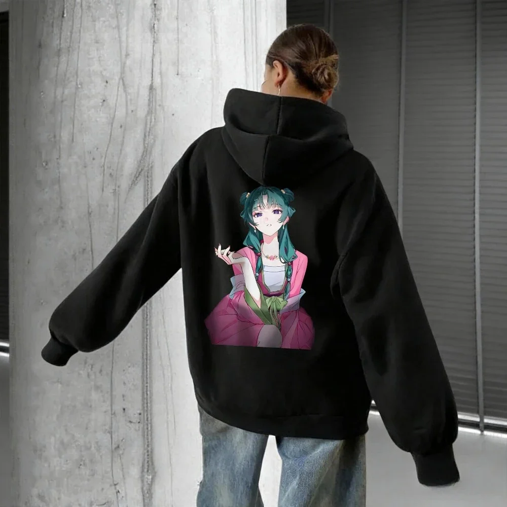 The Apothecary Diaries Anime Novo Hoodie 2026 Outono/Inverno Tendência de Rua Feminina Solta Na Moda Versátil Pai-Filho Top