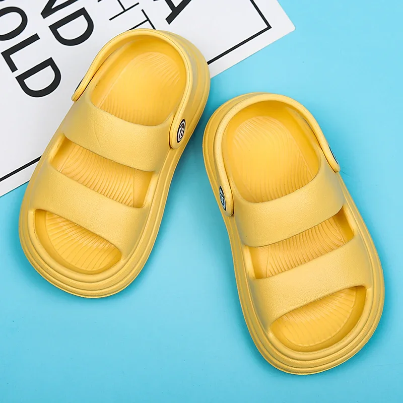 Kids Girls Clogs Summer Water Shoes Beach Platform Waterproof EVA Boys Sandal Breathable 2 To 8 Years Children Girls Sandals