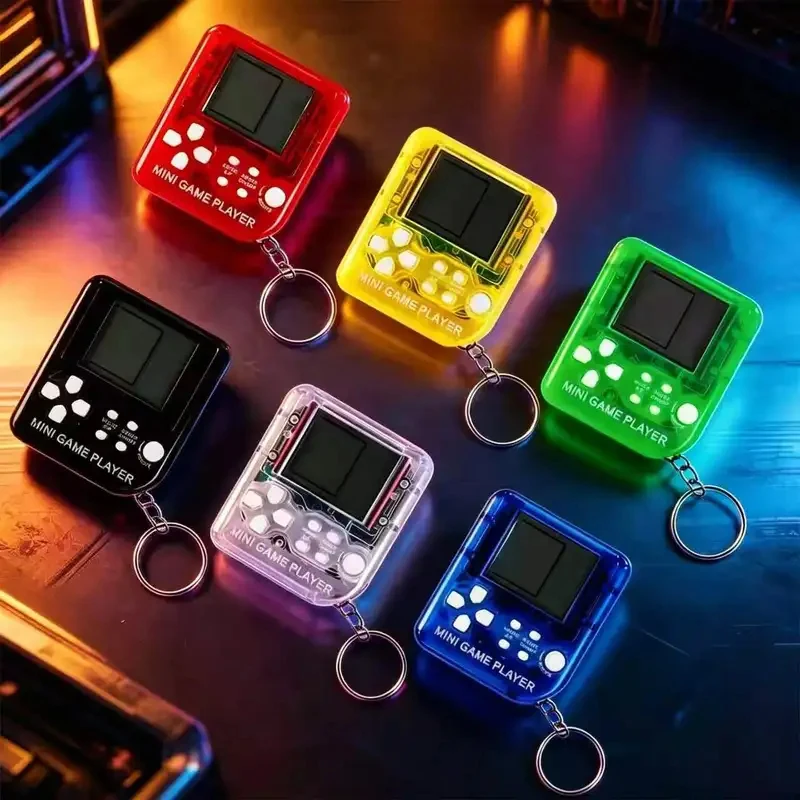 Classic Retro Mini Handheld Game Console for Kids - Preloaded 500+ Built-in Arcade Games, Portable Travel Electronic Toy with 3