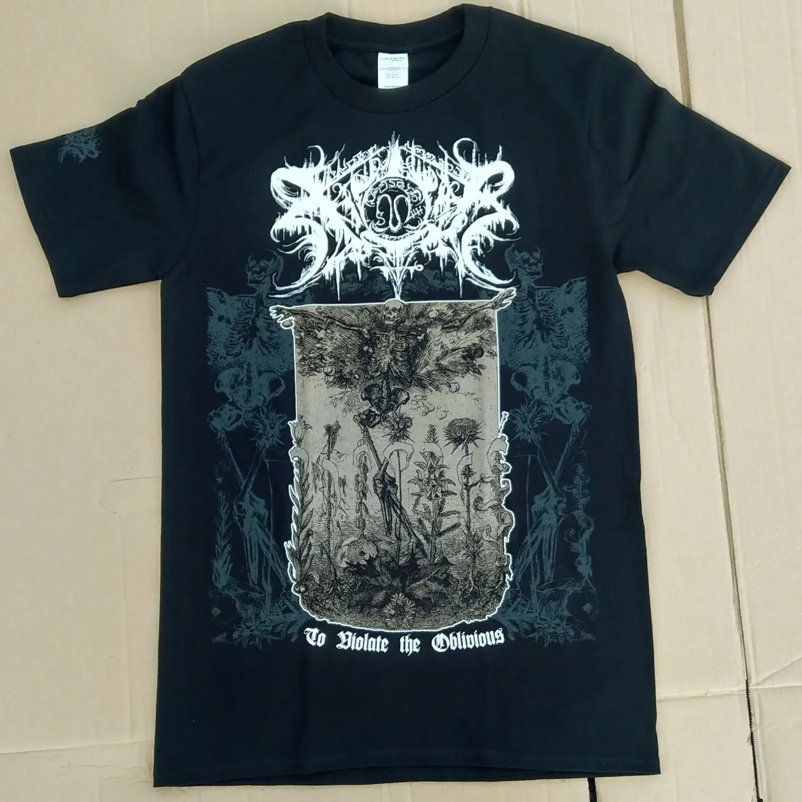 XASTHUR To Violate the Oblivious T Shirt Moribund Licensed vintage Washed Unisex streetwear Soft Top For Everyday Wear