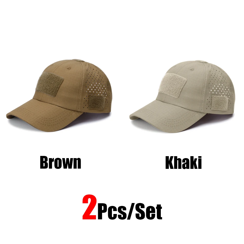 1/2 stücke Neue Männer Camouflage Baseball Kappe Atmungsaktive Sonnencreme Hut Outdoor Sport Jagd Wandern Camping Strand Angeln Sonnenhut