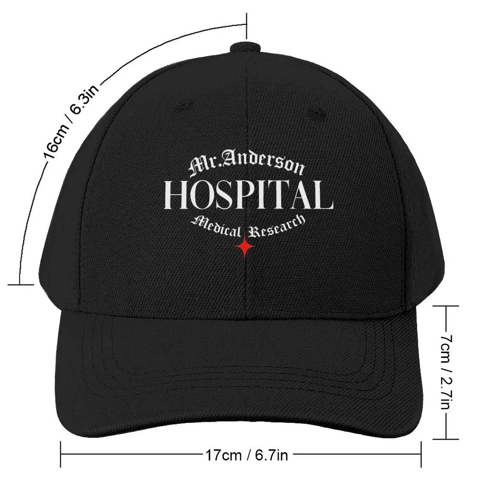 Laylow - Mr. Anderson HOSPITAL For special people: Baseball Cap Christmas Hat Luxury Hat Boy Women's